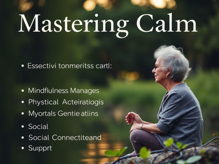Mastering Calm: Essential Senior Stress Management Techniques for a Peaceful Tomorrow