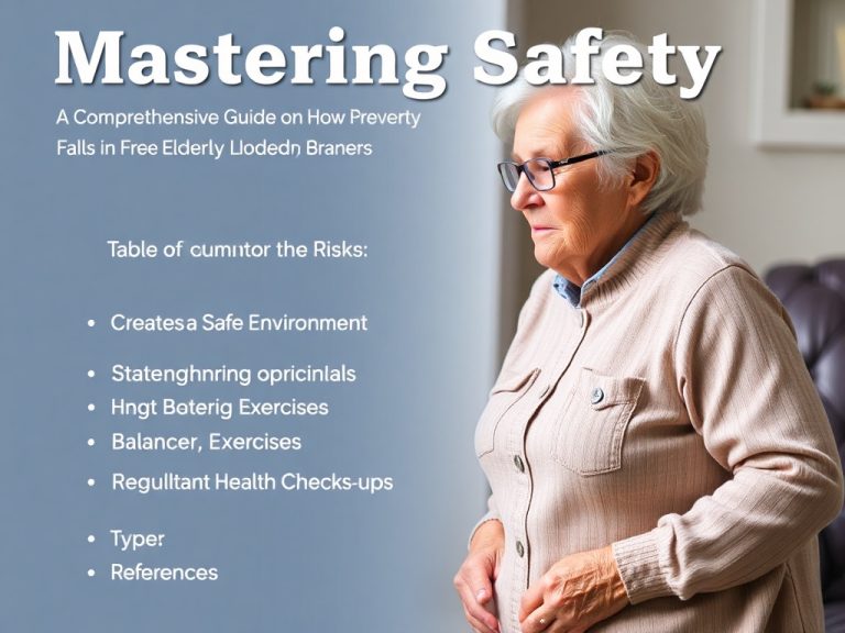 Mastering Safety: A Comprehensive Guide on How to Prevent Falls in Elderly Loved Ones