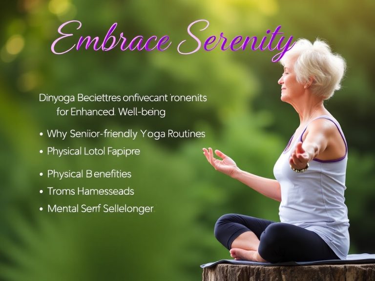 Embrace Serenity: Discover the Benefits of Senior Friendly Yoga Routines for Enhanced Well-Being