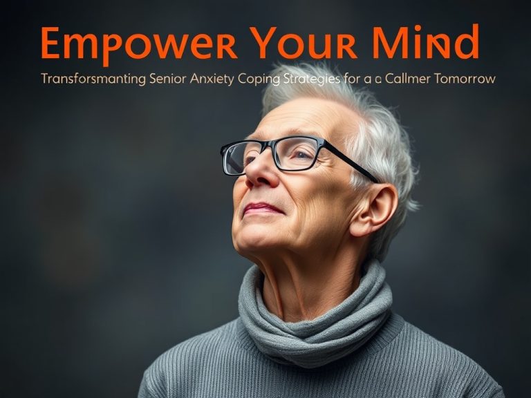 Empower Your Mind: Transformative Senior Anxiety Coping Strategies for a Calmer Tomorrow