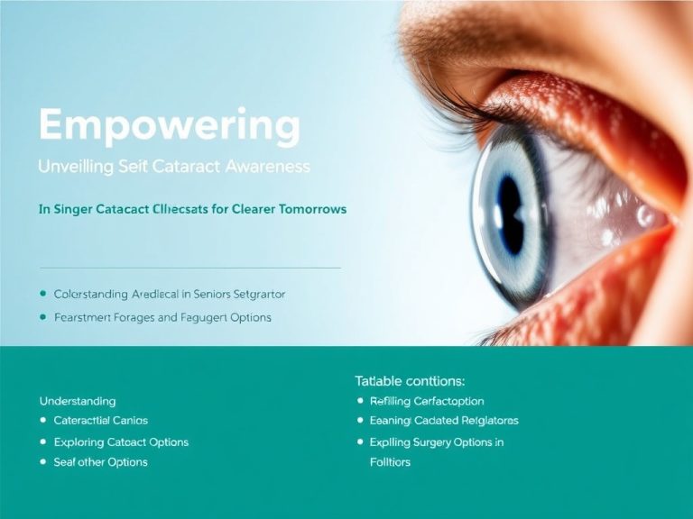 Empowering Vision: Unveiling Senior Cataract Awareness and Surgery Options for Clearer Tomorrows