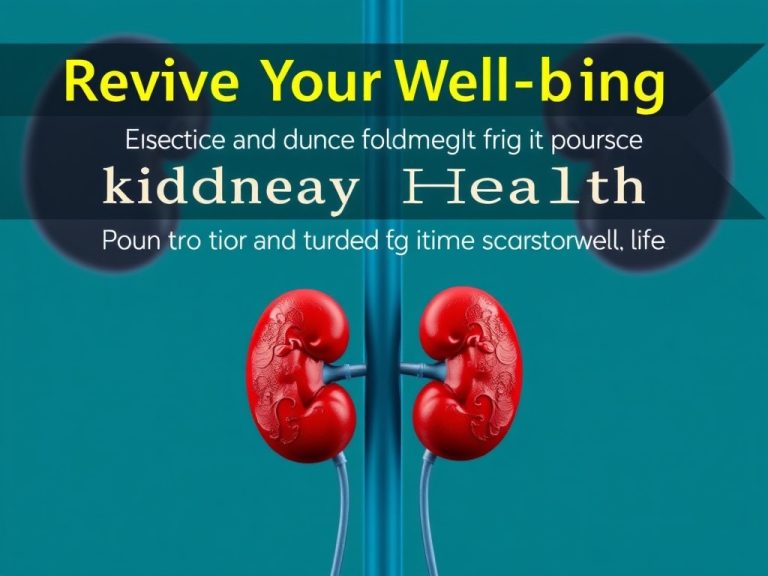 Revive Your Well-Being: Essential Senior Kidney Health Advice for a Thriving Life