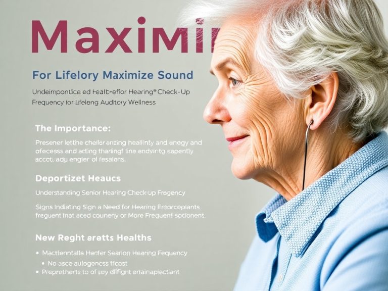 Maximizing Sound: Understanding Senior Hearing Check-Up Frequency for Lifelong Auditory Wellness