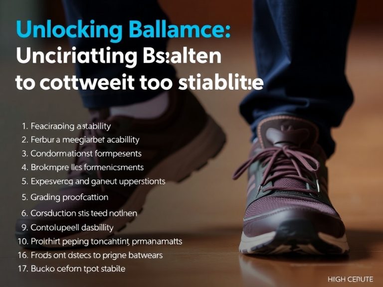 Unlocking Balance: The Ultimate Guide to Senior Proper Footwear for Stability