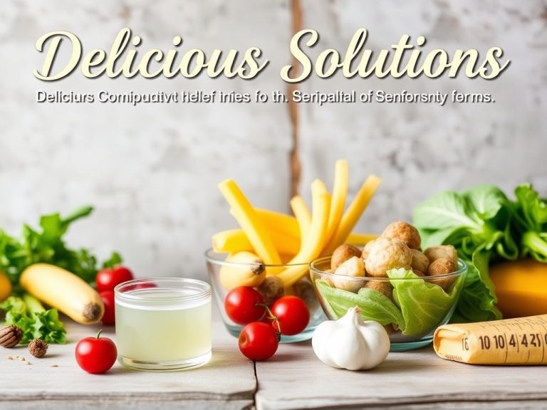 Delicious Solutions: Your Guide to the Senior Constipation Relief Diet for Easy Digestion
