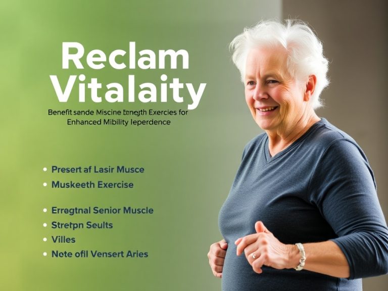 Reclaim Vitality: Engaging Senior Muscle Strength Exercises for Enhanced Mobility and Independence