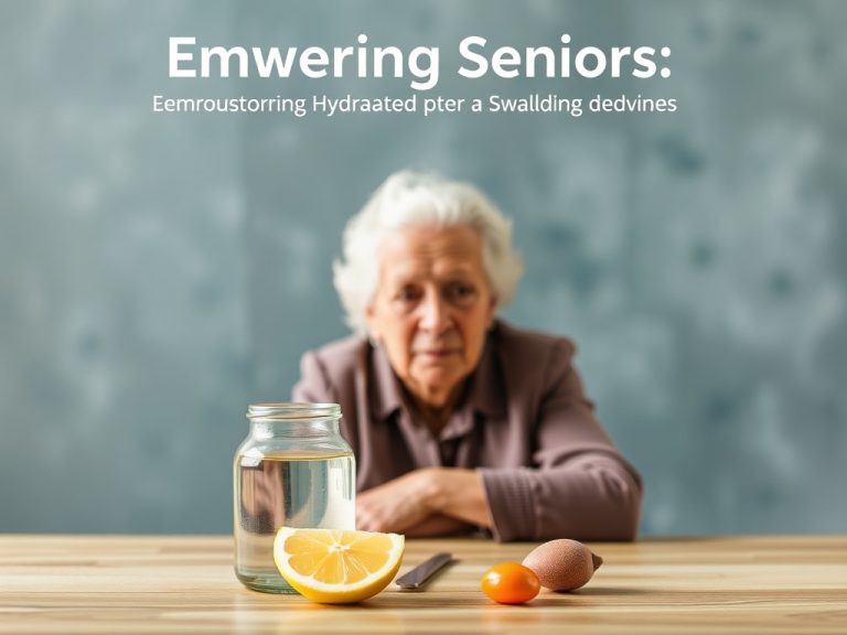 Empowering Seniors: Mastering Hydration with Swallowing Difficulties for a Healthier Life