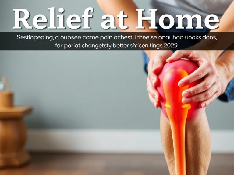 Relief at Home: Simple and Effective Senior Knee Pain Home Remedies for Everyday Comfort