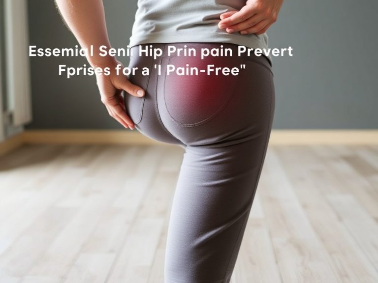 Empower Mobility: Essential Senior Hip Pain Prevention Exercises for a Pain-Free Future