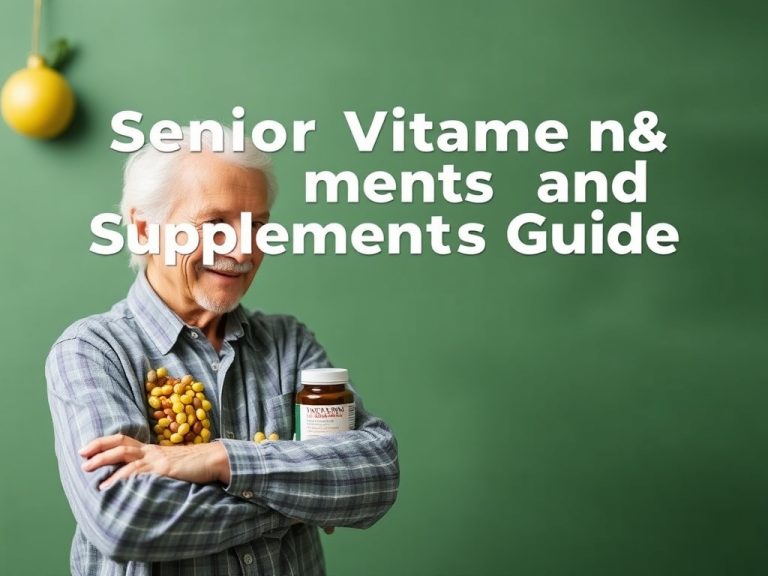 The Ultimate Senior Vitamins and Supplements Guide: Boost Your Vitality and Enhance Quality of Life