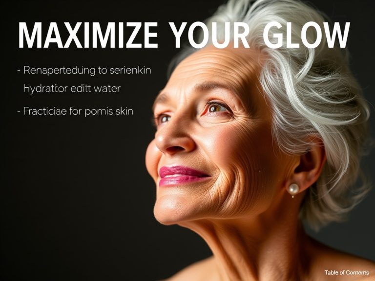Maximize Your Glow: The Essential Guide to Senior Skin Hydration and Water Intake