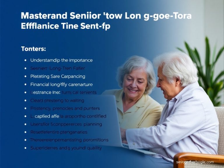 Mastering Senior Long-Term Care Planning Tips for a Secure Future