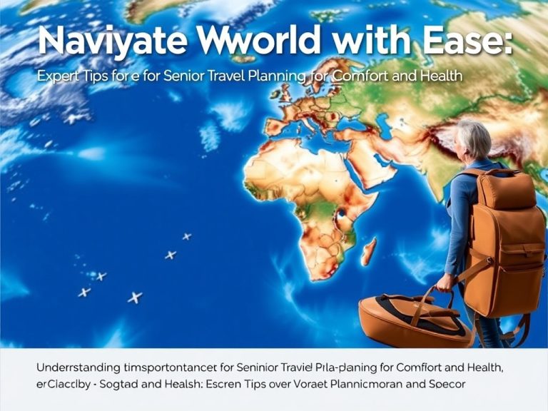 Navigate the World with Ease: Expert Tips for Senior Travel Planning for Comfort and Health