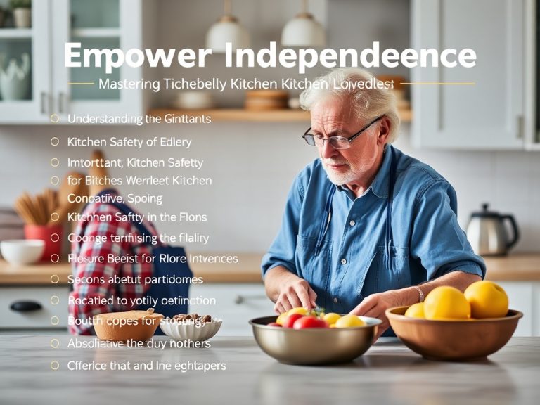 Empower Independence: Mastering Kitchen Safety for Elderly Loved Ones