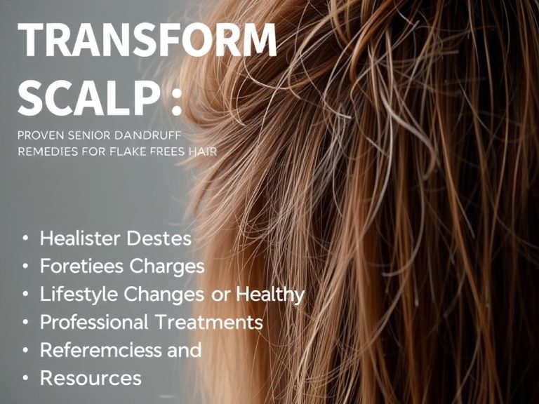 Transform Your Scalp: Proven Senior Dandruff Remedies for Flake-Free Hair
