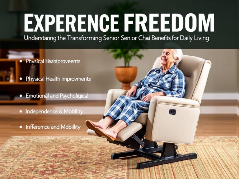 Experience Freedom: Unveiling the Transformative Senior Lift Chair Benefits for Daily Living