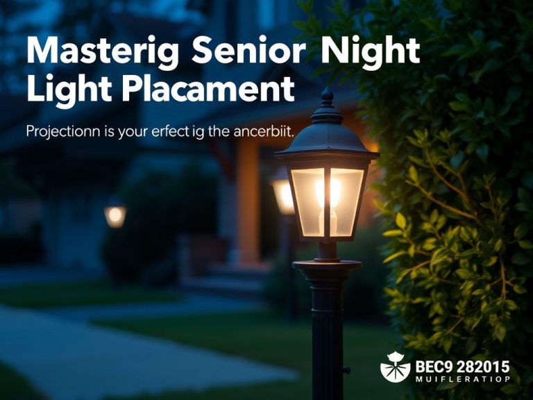 Mastering Senior Night Light Placement: The Key to Enhanced Safety and Comfort