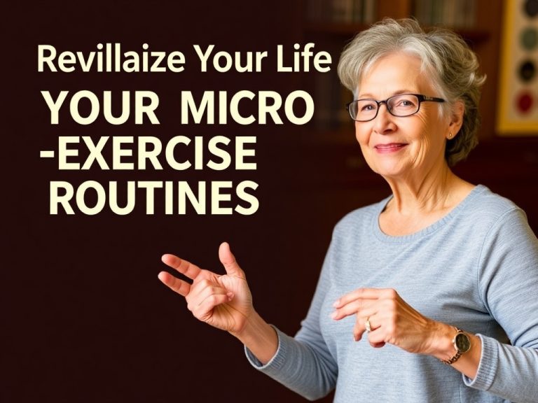 Revitalize Your Life with Senior Micro-Exercise Routines: Simple Moves for Lasting Energy and Mobility