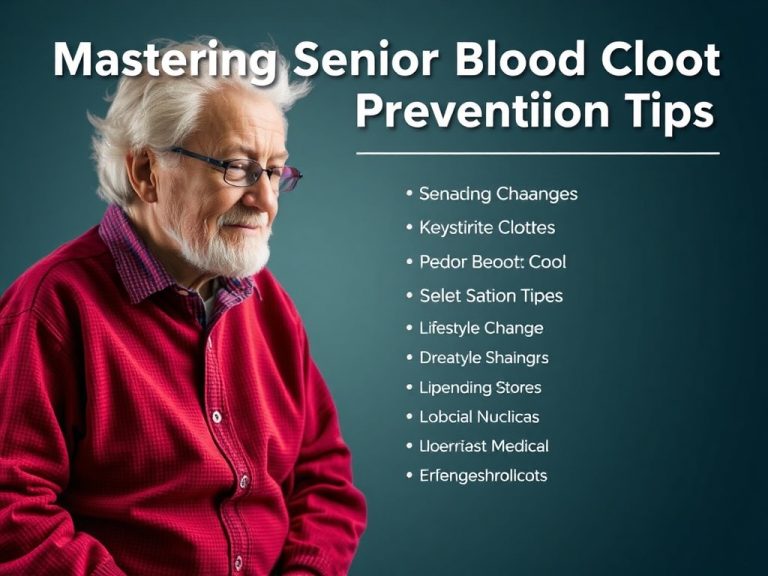Mastering Senior Blood Clot Prevention Tips: Essential Strategies for a Healthier Tomorrow