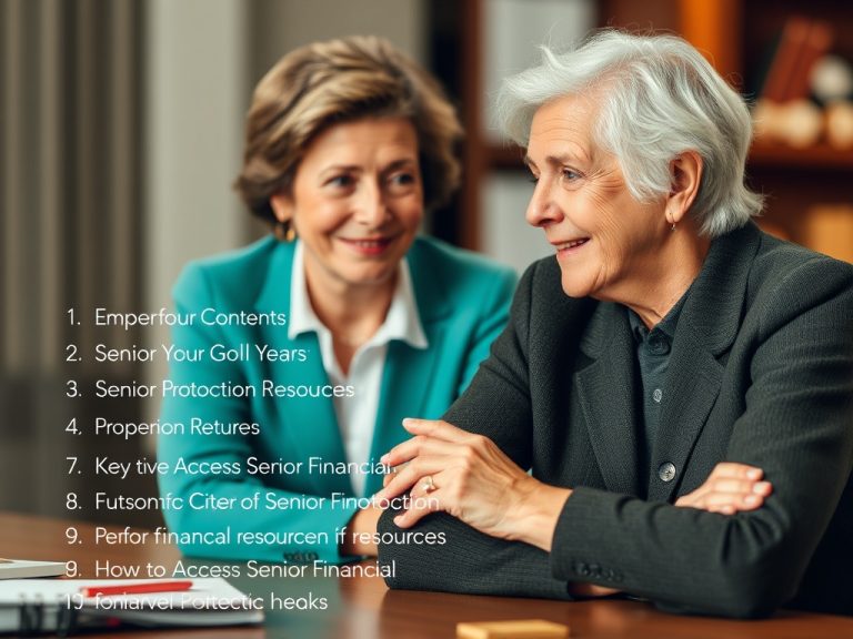 Empower Your Golden Years: Essential Senior Financial Protection Resources for a Secure Future
