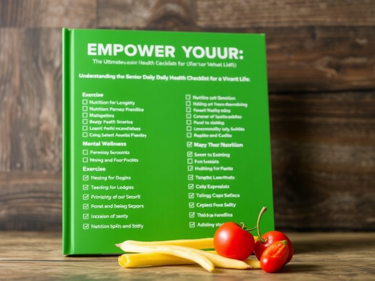Empower Your Day: The Ultimate Senior Daily Health Checklist for a Vibrant Life