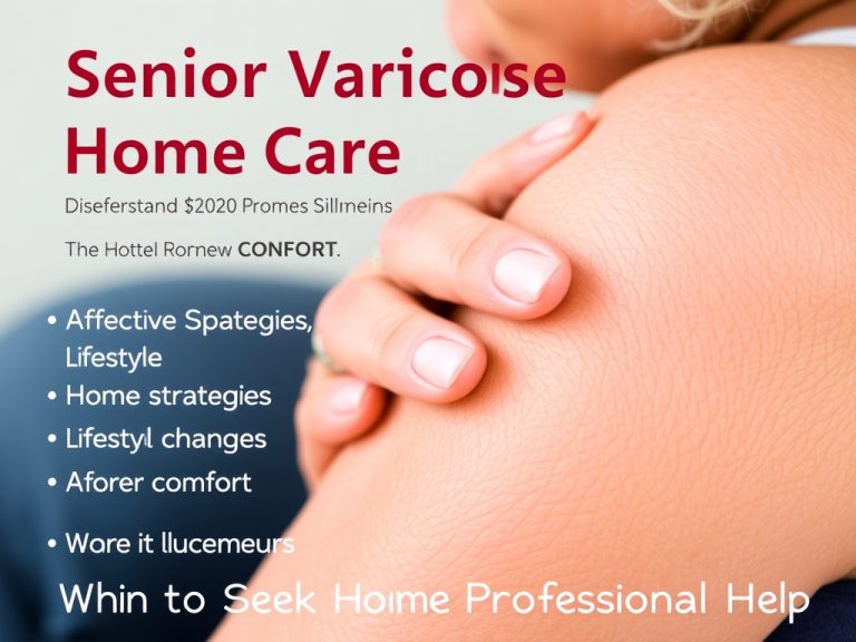 Senior Varicose Vein Home Care: Simple Solutions for Lasting Relief and Comfort
