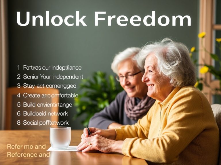 Unlock Freedom: 7 Senior Independent Living Tips for a Vibrant and Fulfilling Life