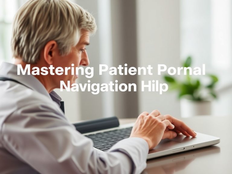Mastering Online Healthcare: Your Go-To Guide for Senior Patient Portal Navigation Help