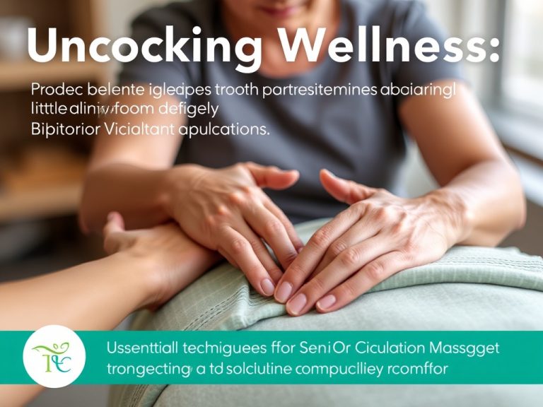 Unlocking Wellness: Senior Circulation Massage Tips for Enhanced Vitality and Comfort
